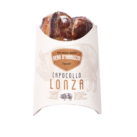 Lonza di Capocollo - Suino Nero d'Abruzzo - 800gr Tranci