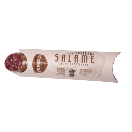 Salame Nostrano - Suino Nero d'Abruzzo - 350gr