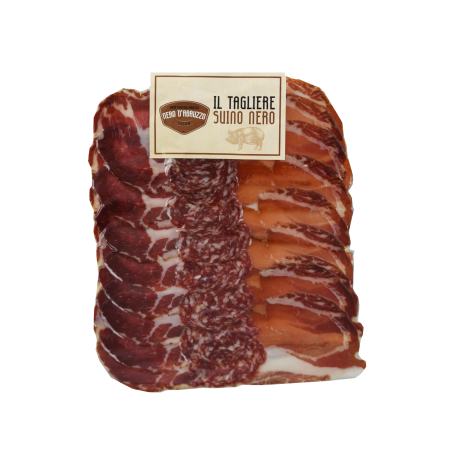 Tagliere \\"Il prezioso\\" - Mix Salumi Suino Nero d'Abruzzo - 150gr