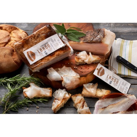 Lardo Speziato - Suino Nero d'Abruzzo - 500gr Tranci