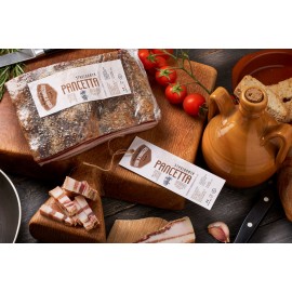Pancetta Tesa - Suino Nero d'Abruzzo - 500 gr Tranci